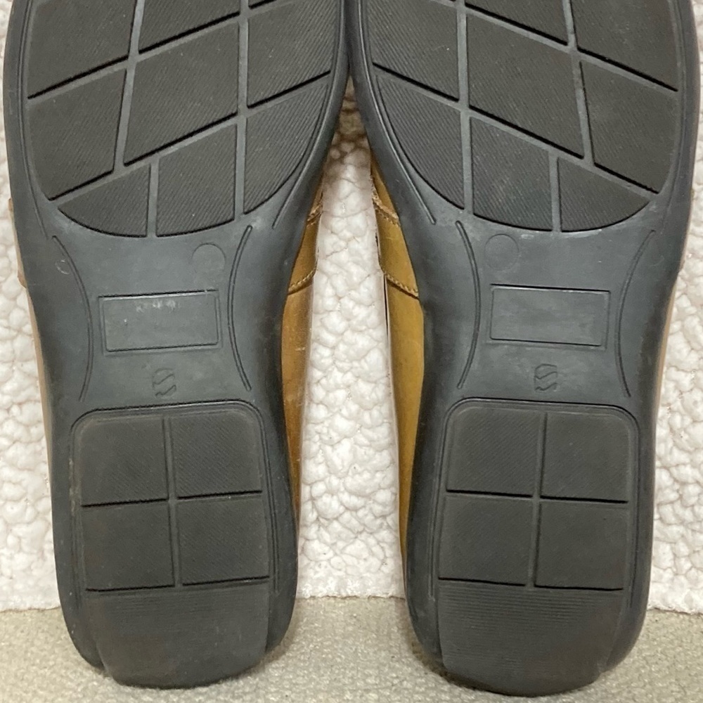 Giorgio Brutini Men's Tan Leather Slip On Casual Comfortable Loafers Shoes SZ 9M - Picture 10 of 11